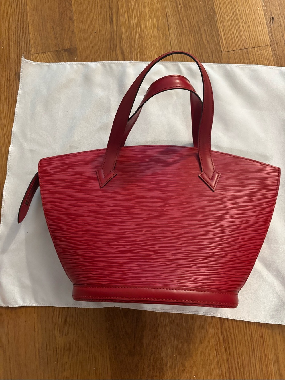 Louis Vuitton Vintage Red Epi Leather St Jacques PM - Picture 2 of 10